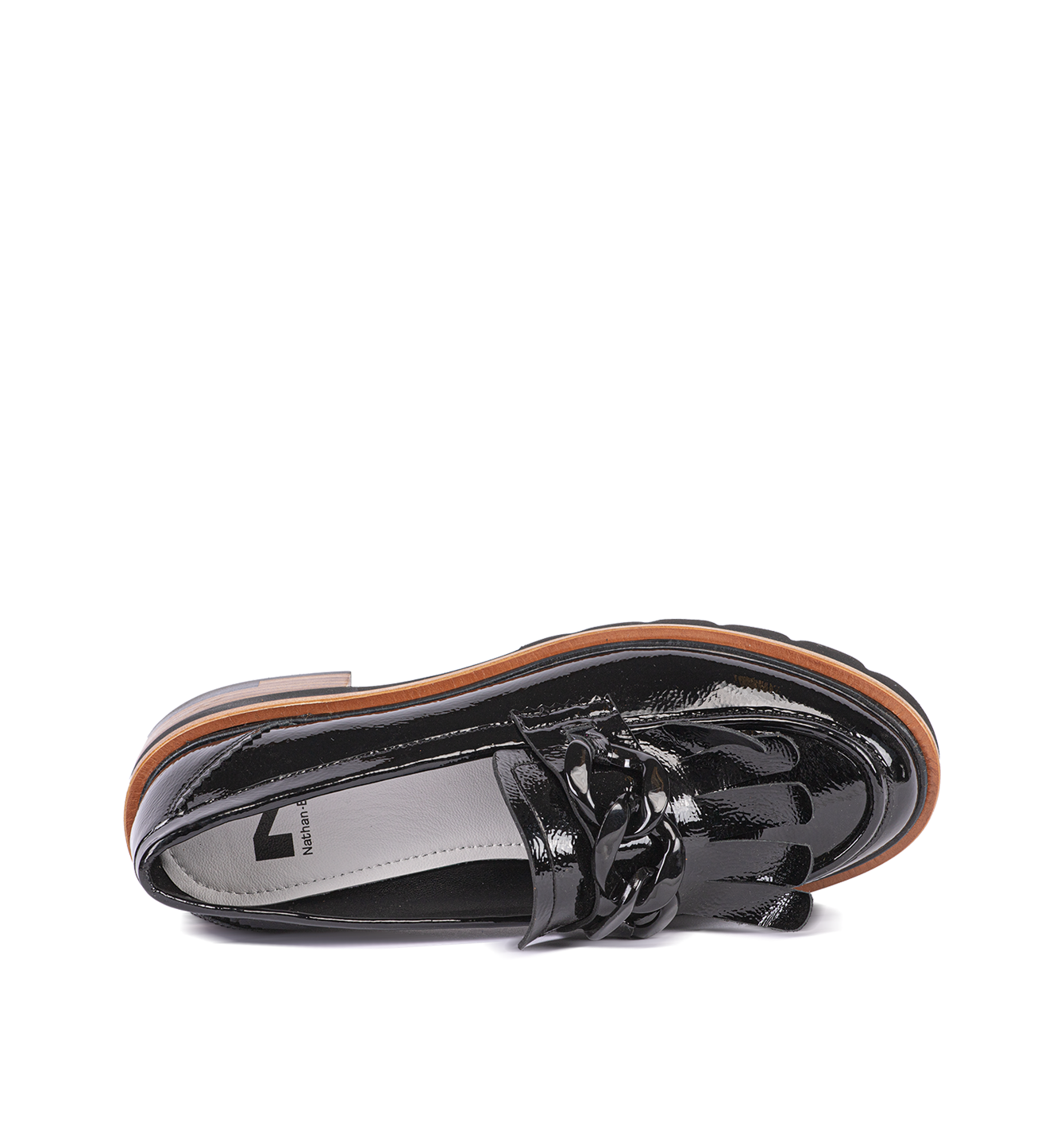 Mocassins noirs pour femmes 242-N10-01
