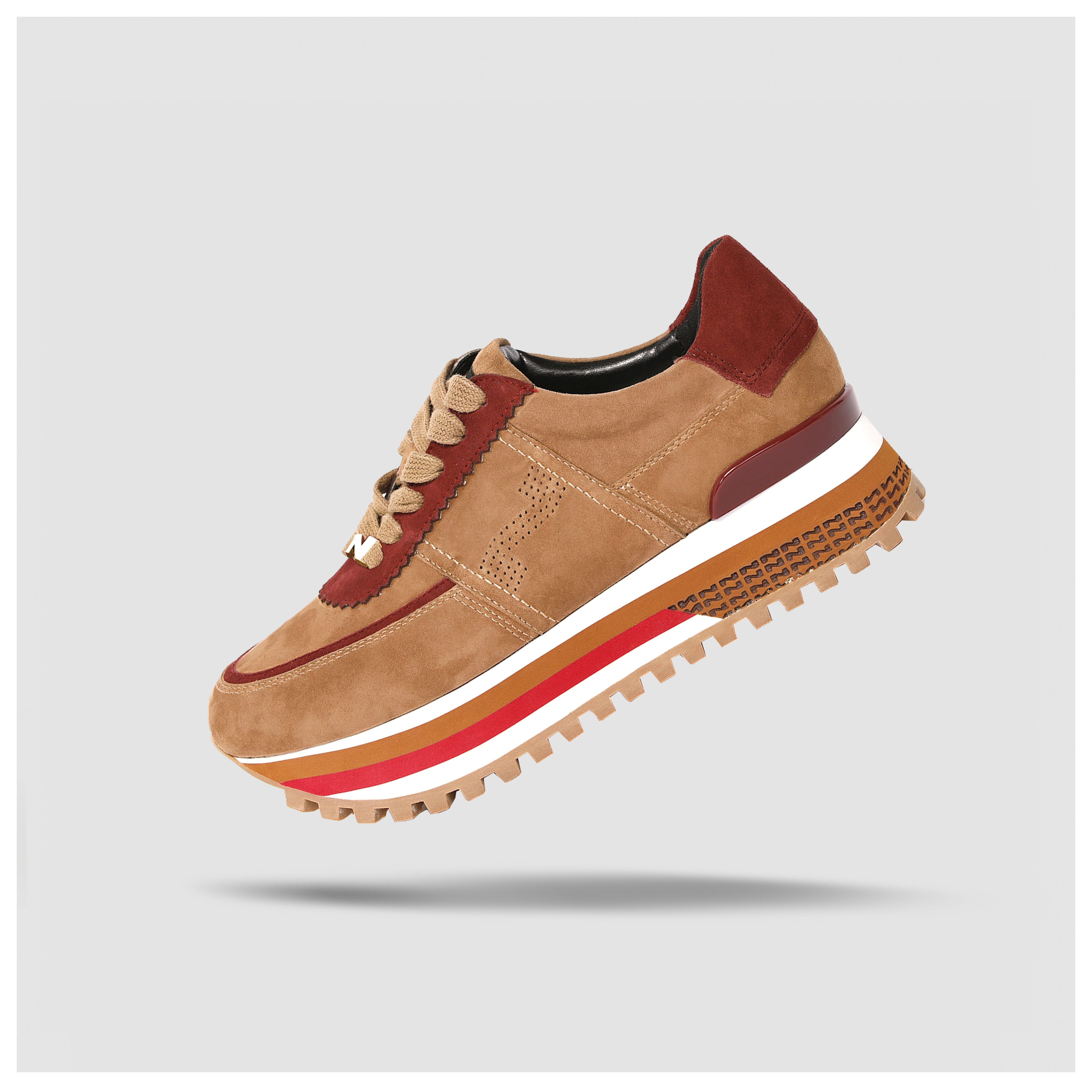 Dames camel Sneakers 242-NS21-03