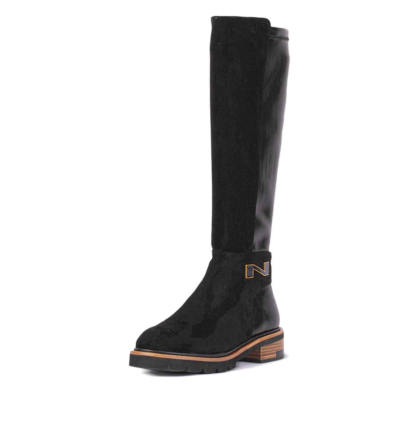 Women black Boots 242-N13-02