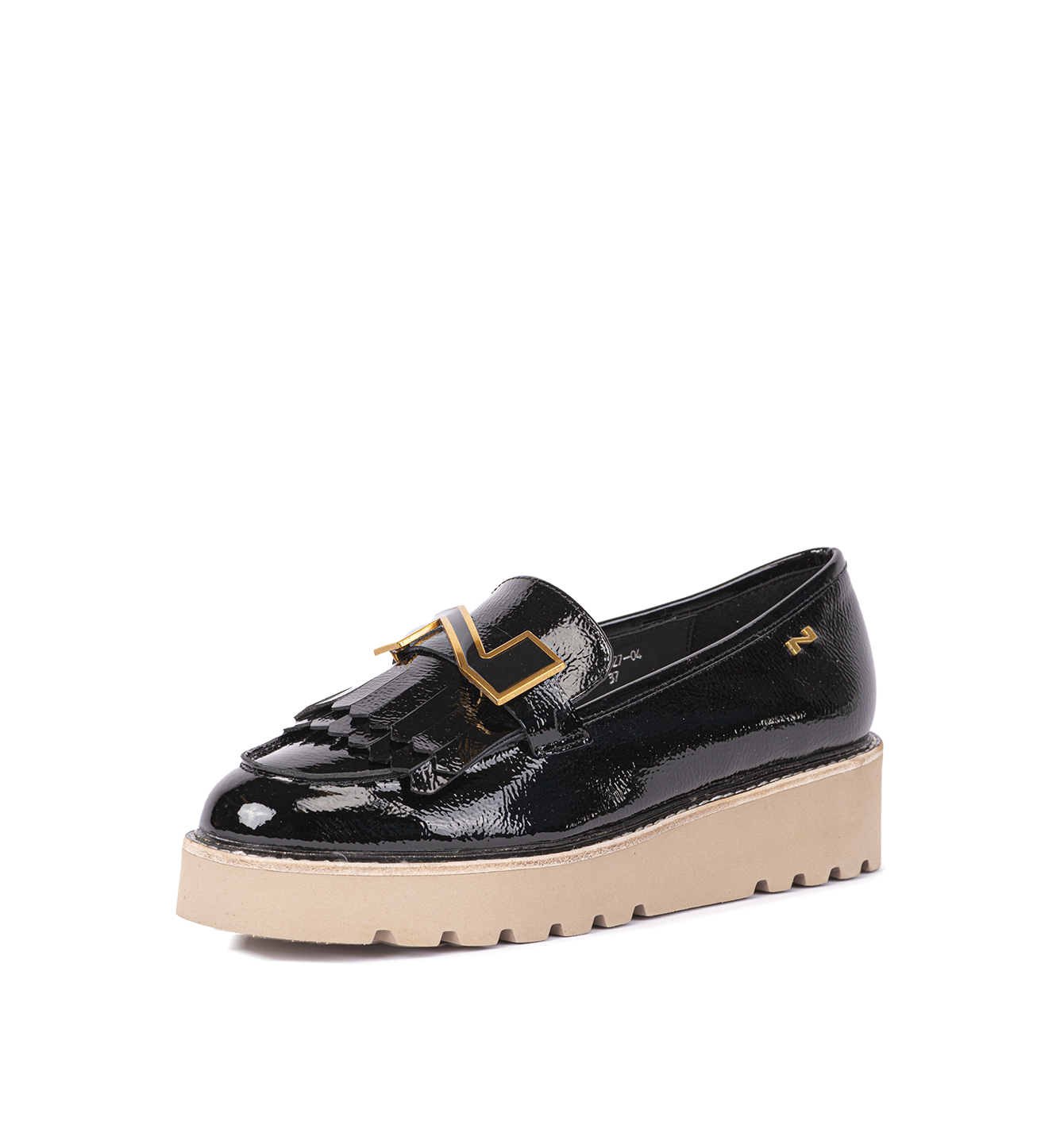 Mocassins noirs pour femmes 242-N27-04