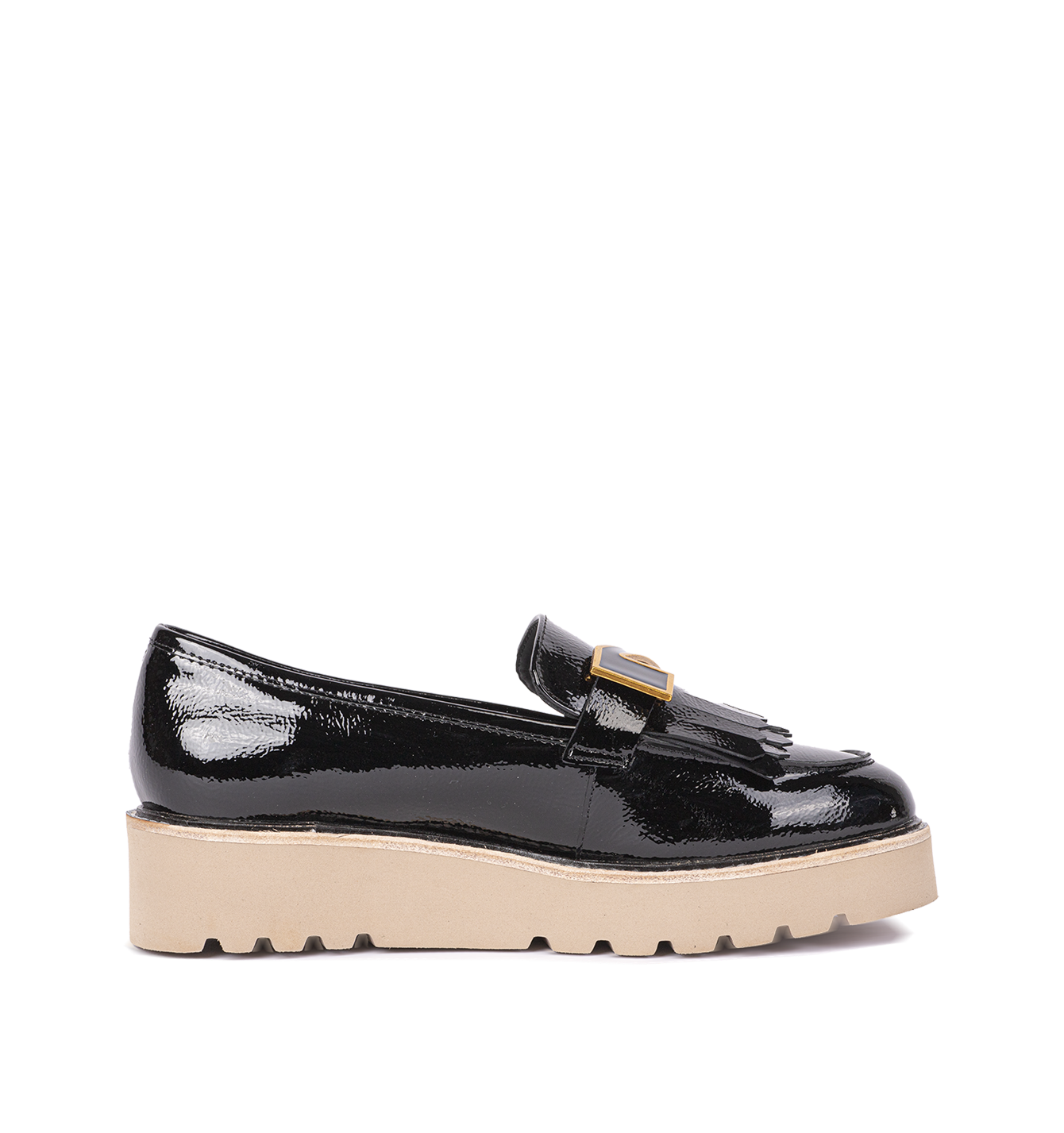 Mocassins noirs pour femmes 242-N27-04