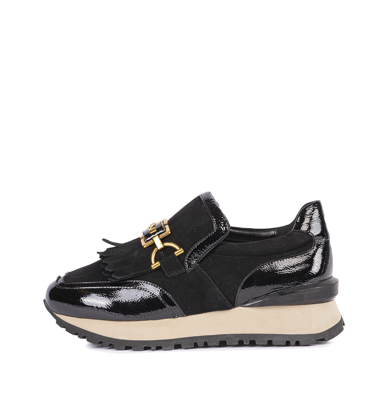 Women black Sneakers 242-NS05-01