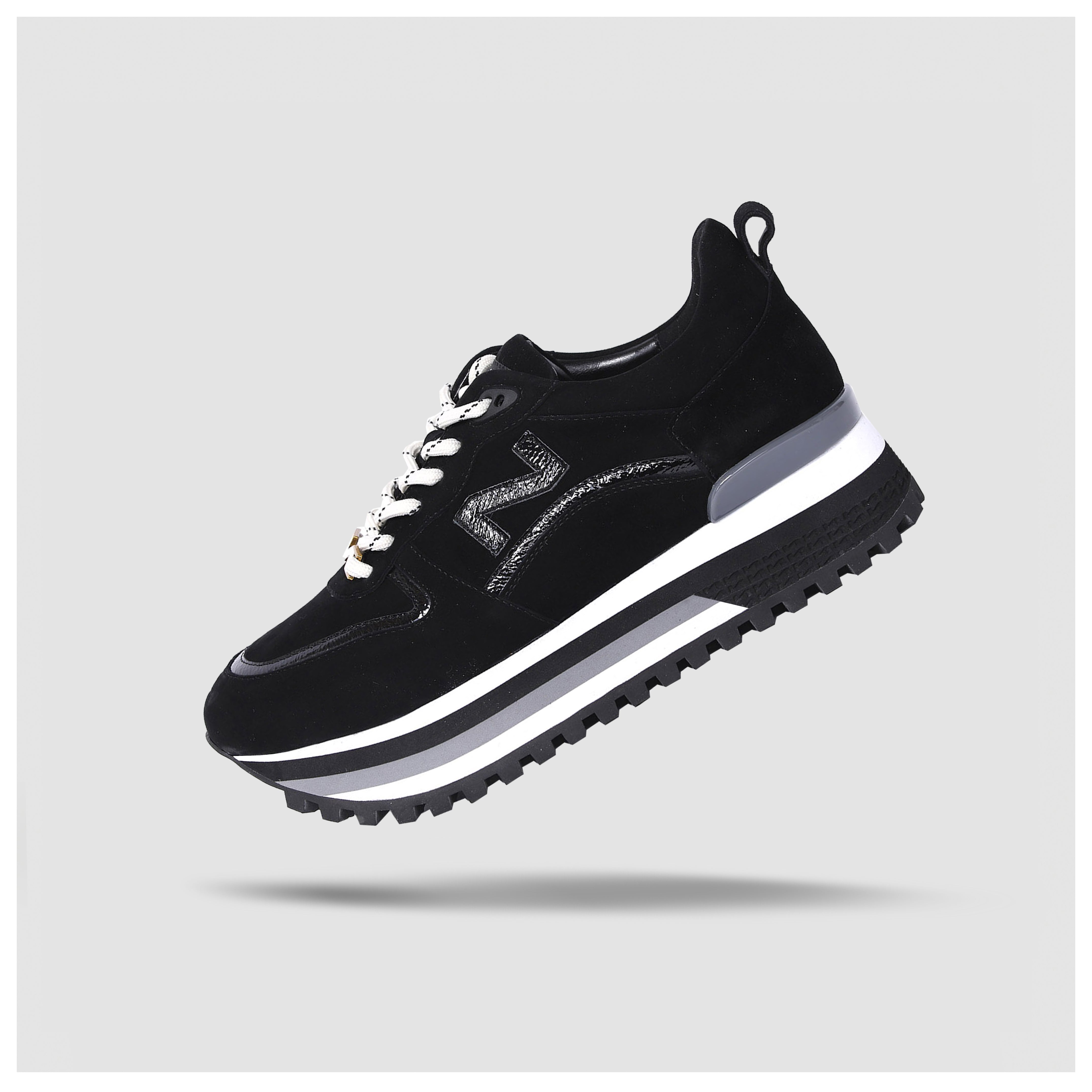 Women black Sneakers 242-NS20-01