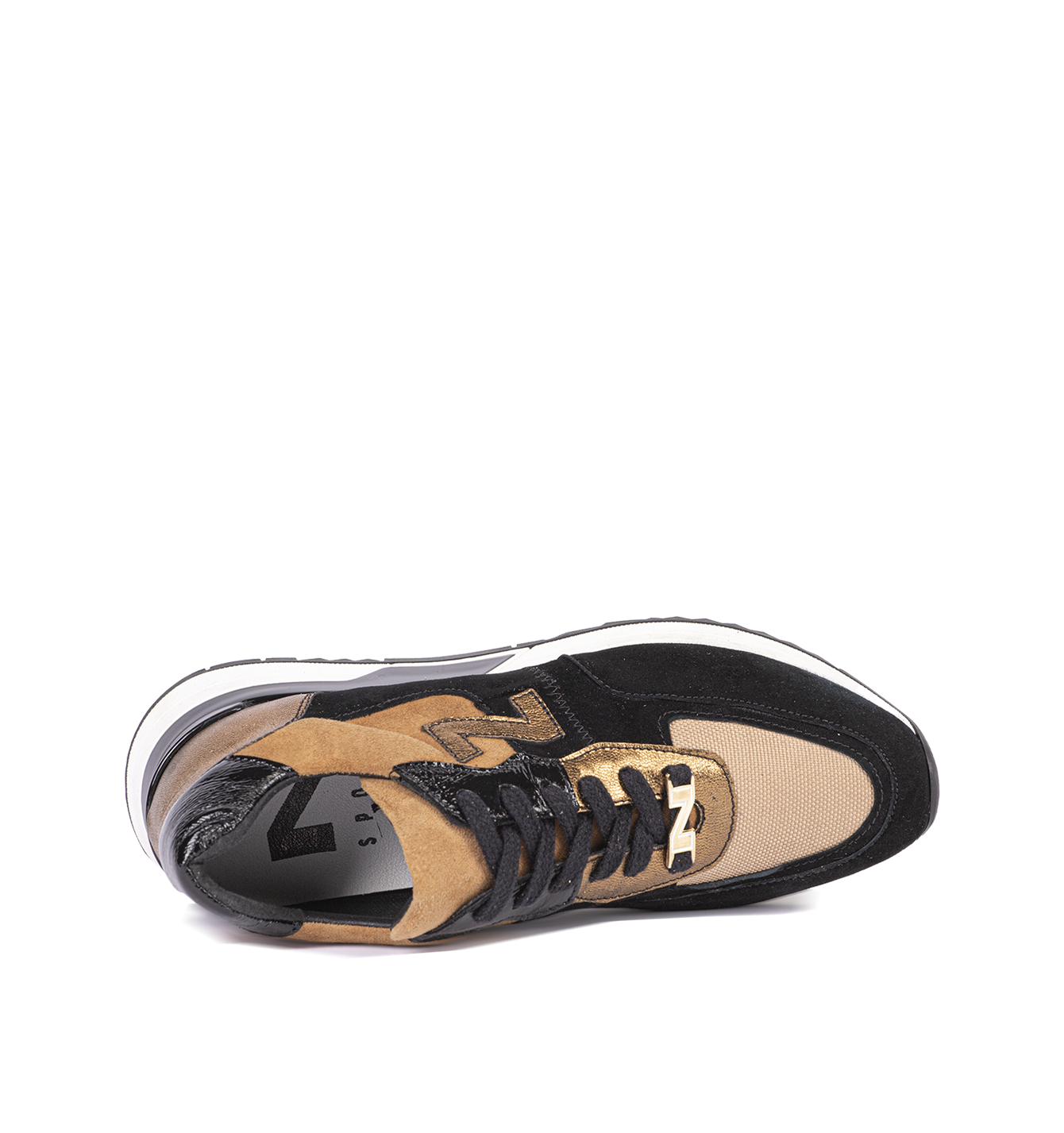 Dames zwart Sneakers 242-NS41-01