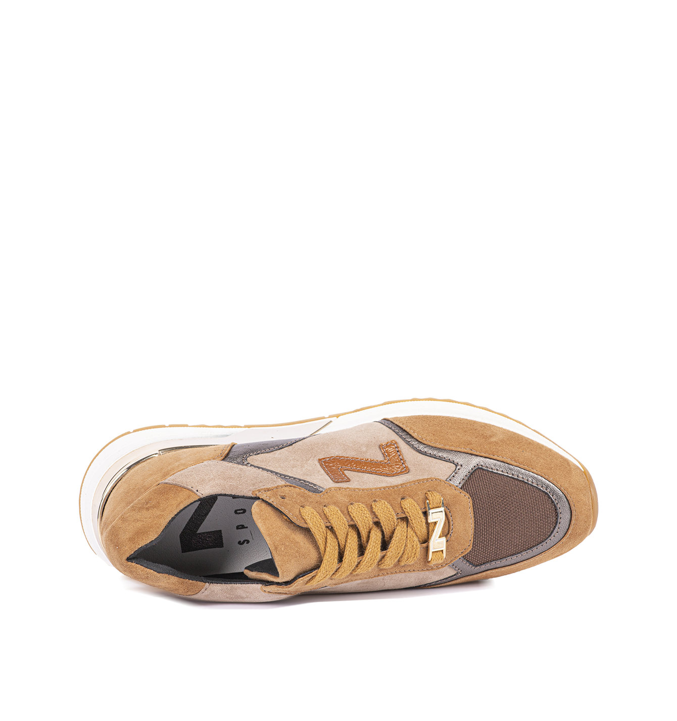Dames camel Sneakers 242-NS40-04