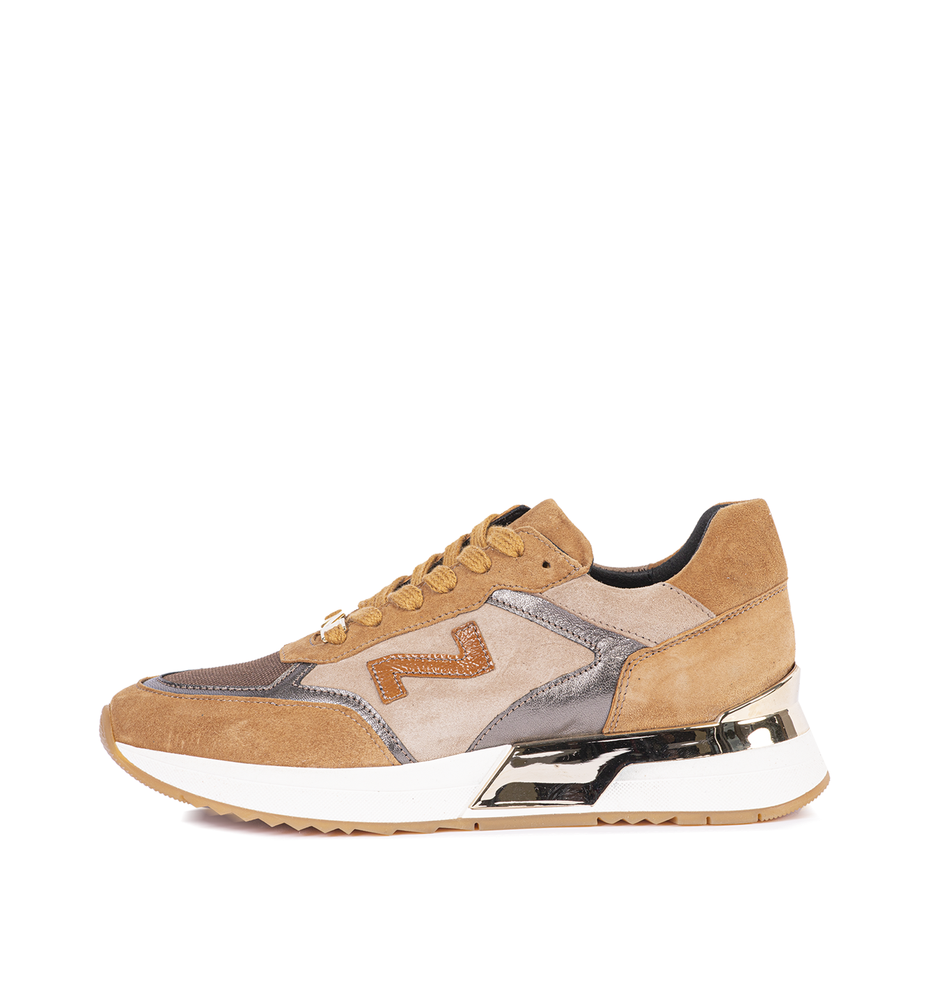 Dames camel Sneakers 242-NS40-04
