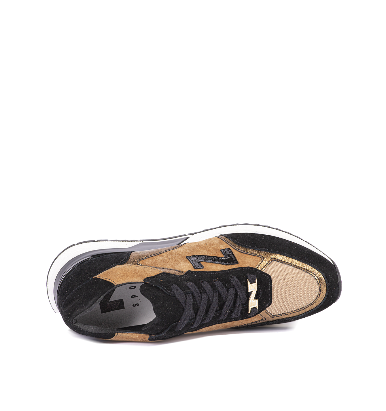 Dames zwart Sneakers 242-NS40-01