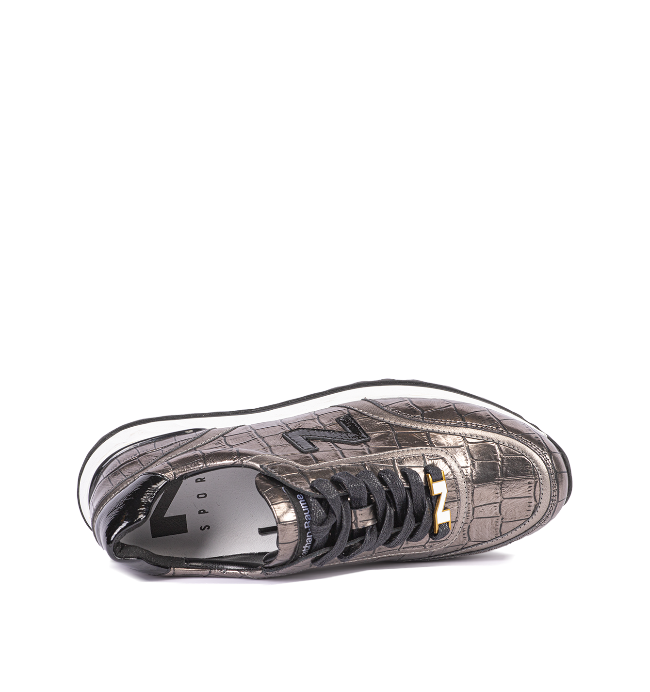 Women silver Sneakers 242-NS02-02