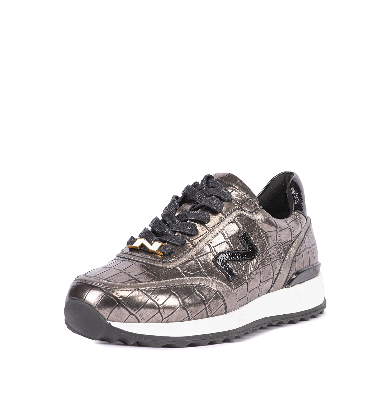 Women silver Sneakers 242-NS02-02