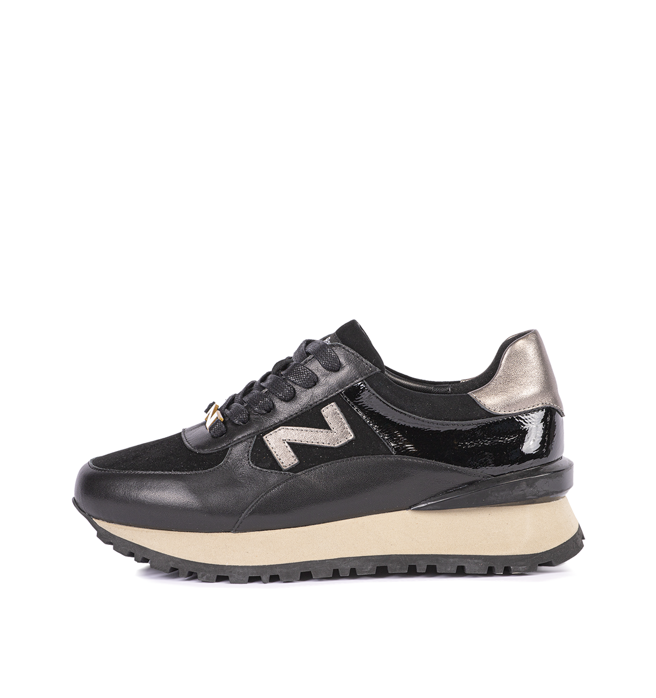 Women black Sneakers 242-NS06-01