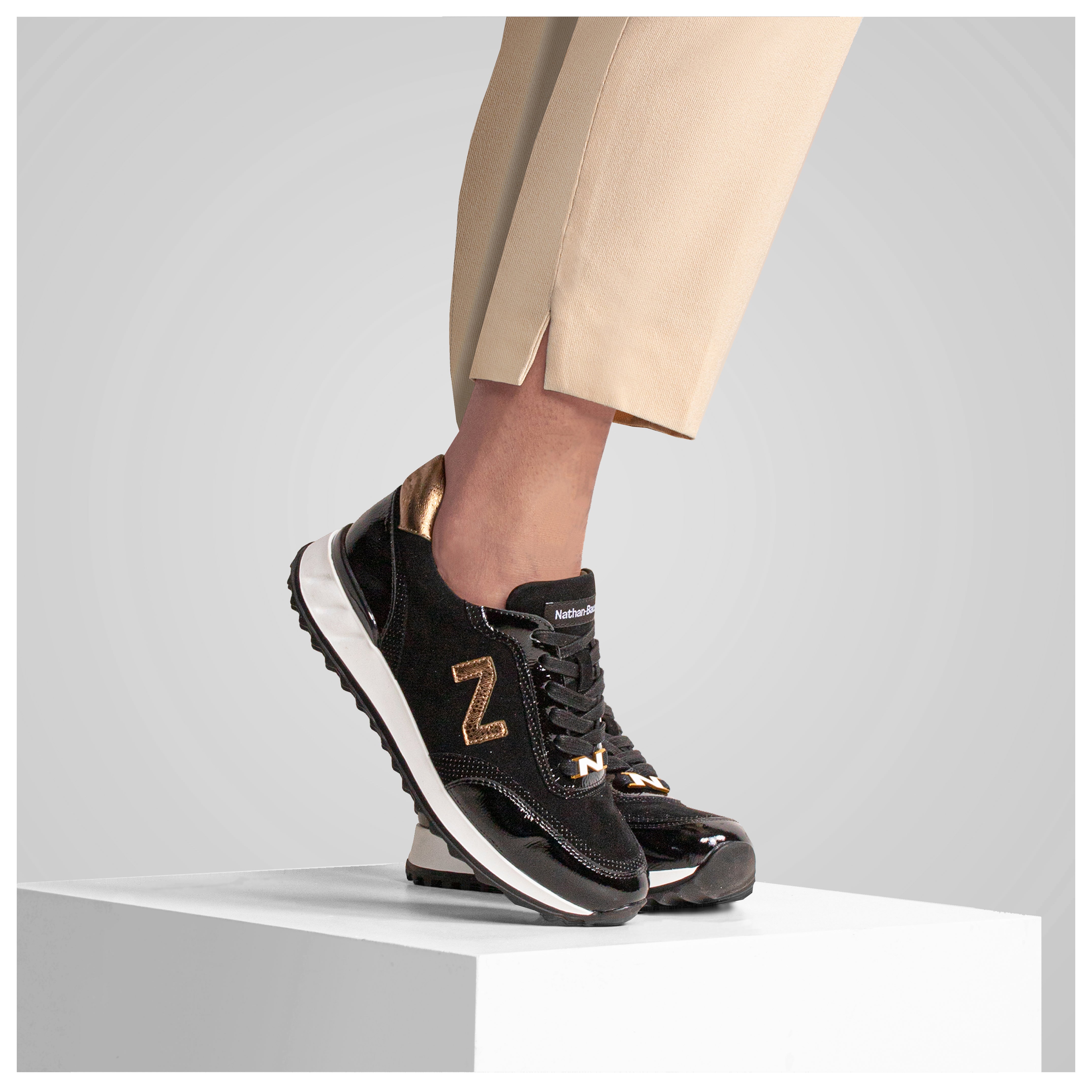 Dames zwart Sneakers 242-NS02-01