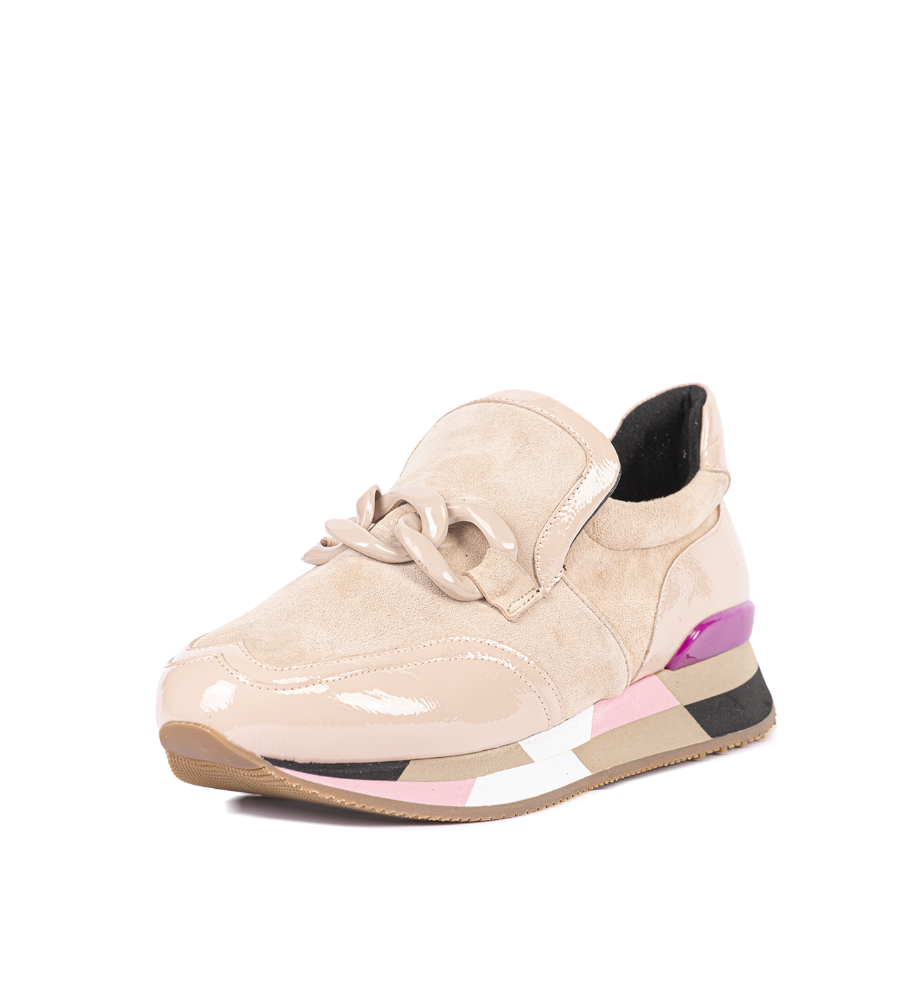 Women beige Sneakers 242-NS10-03