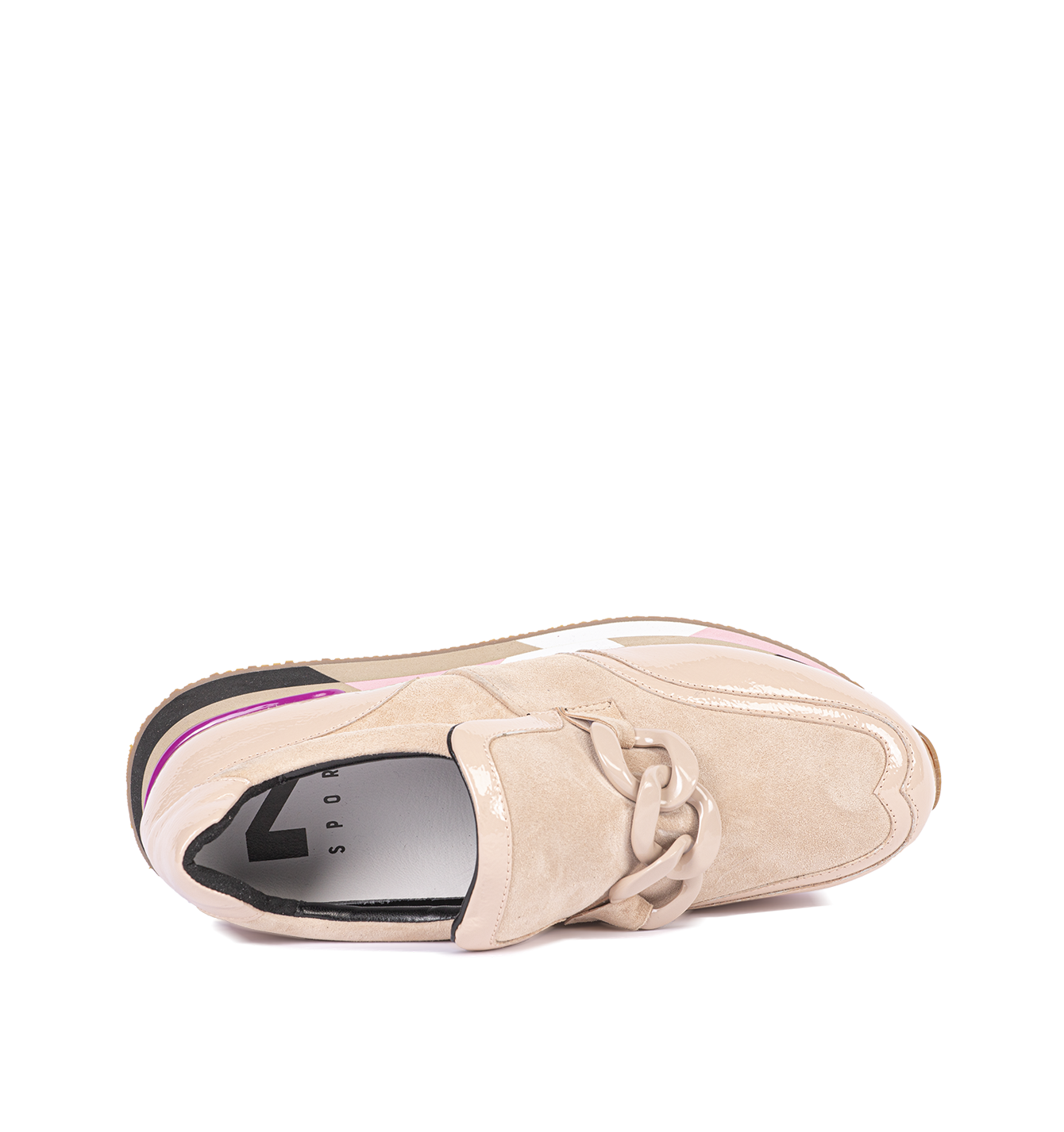 Women beige Sneakers 242-NS10-03
