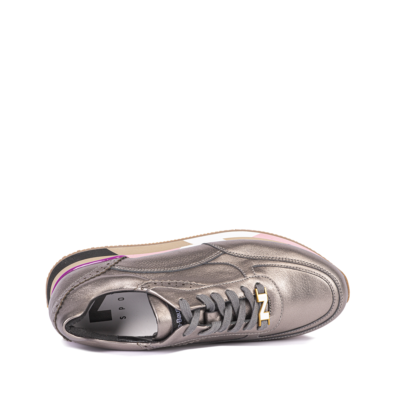 Women silver Sneakers 242-NS11-01