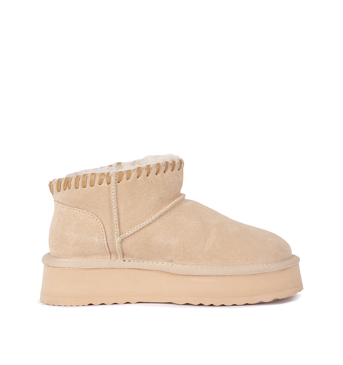 Dames beige Laarzen 242-N74-03