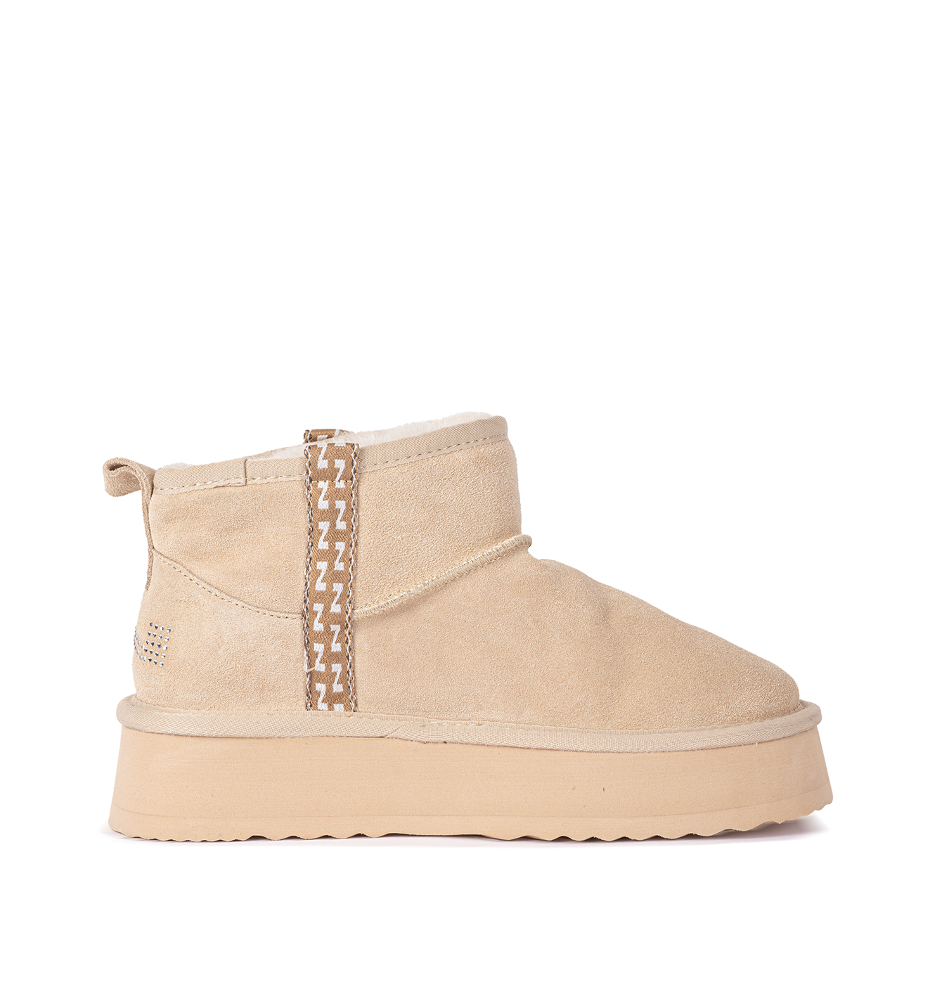 Dames beige Laarzen 242-N77-03