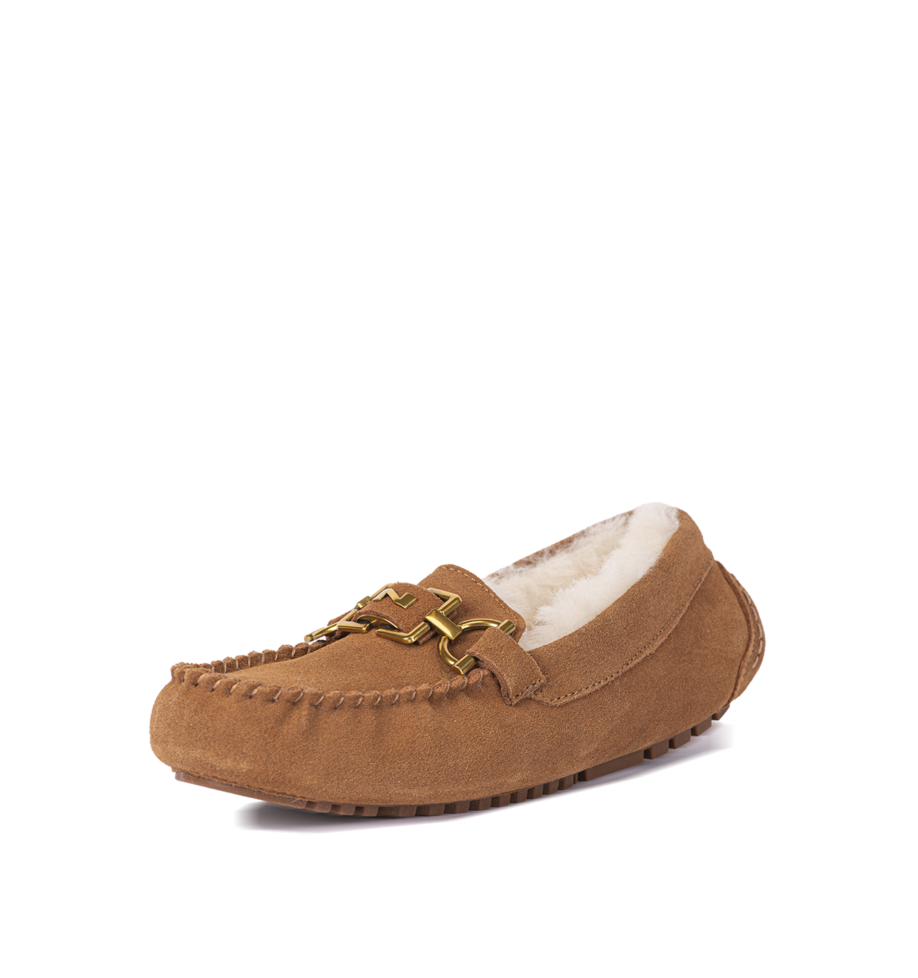 Pantoufles cognac pour femmes 242-N80-01