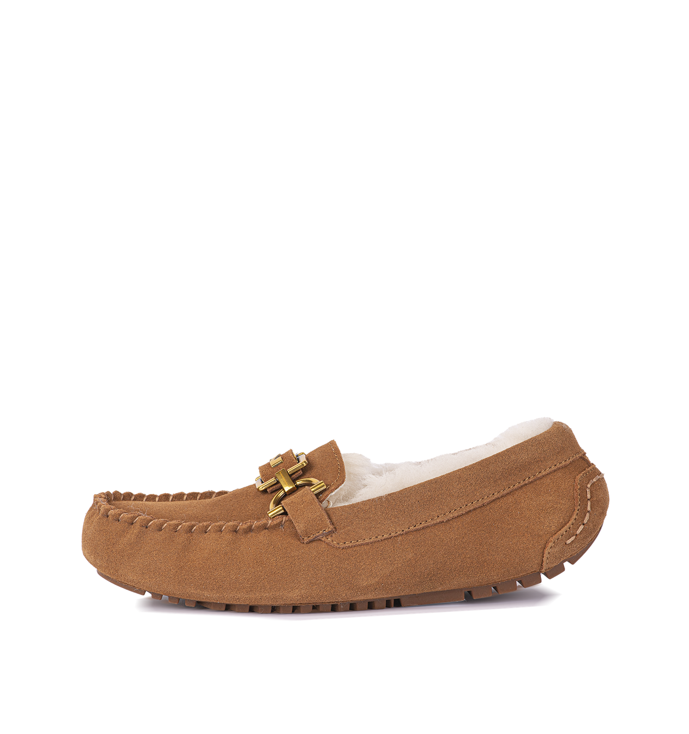 Pantoufles cognac pour femmes 242-N80-01