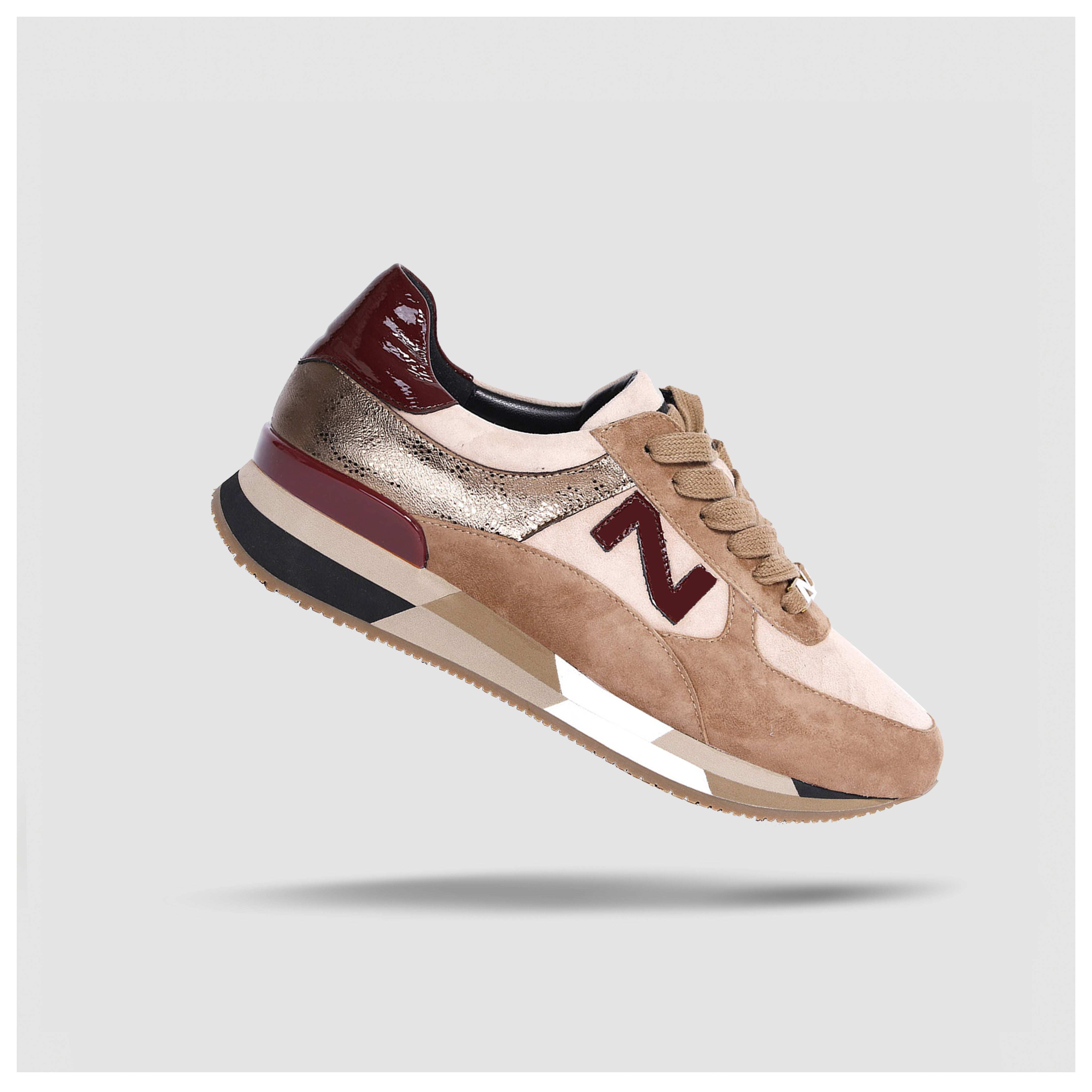 Women camel Sneakers 242-NS12-01