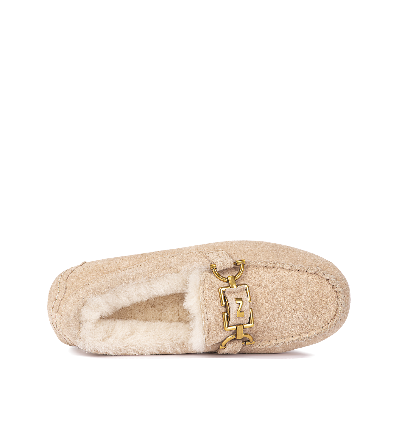 Pantoufles beiges pour femmes 242-N80-03