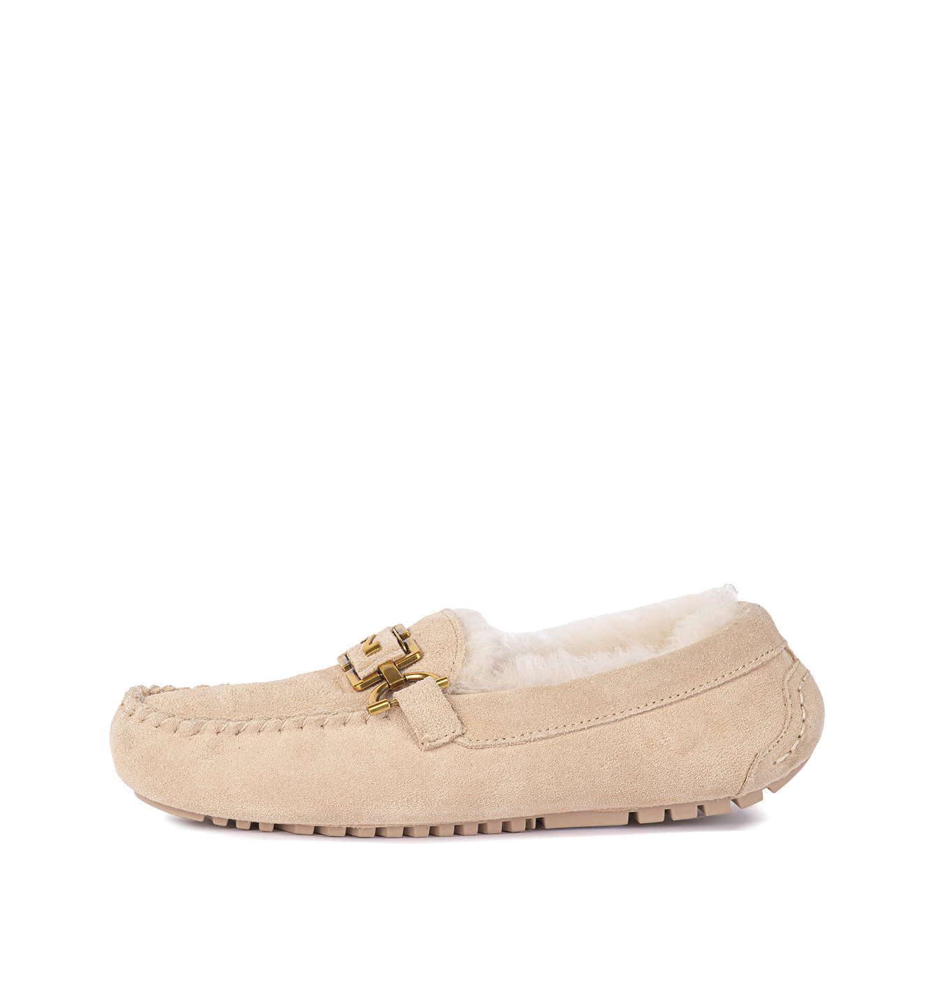 Pantoufles beiges pour femmes 242-N80-03