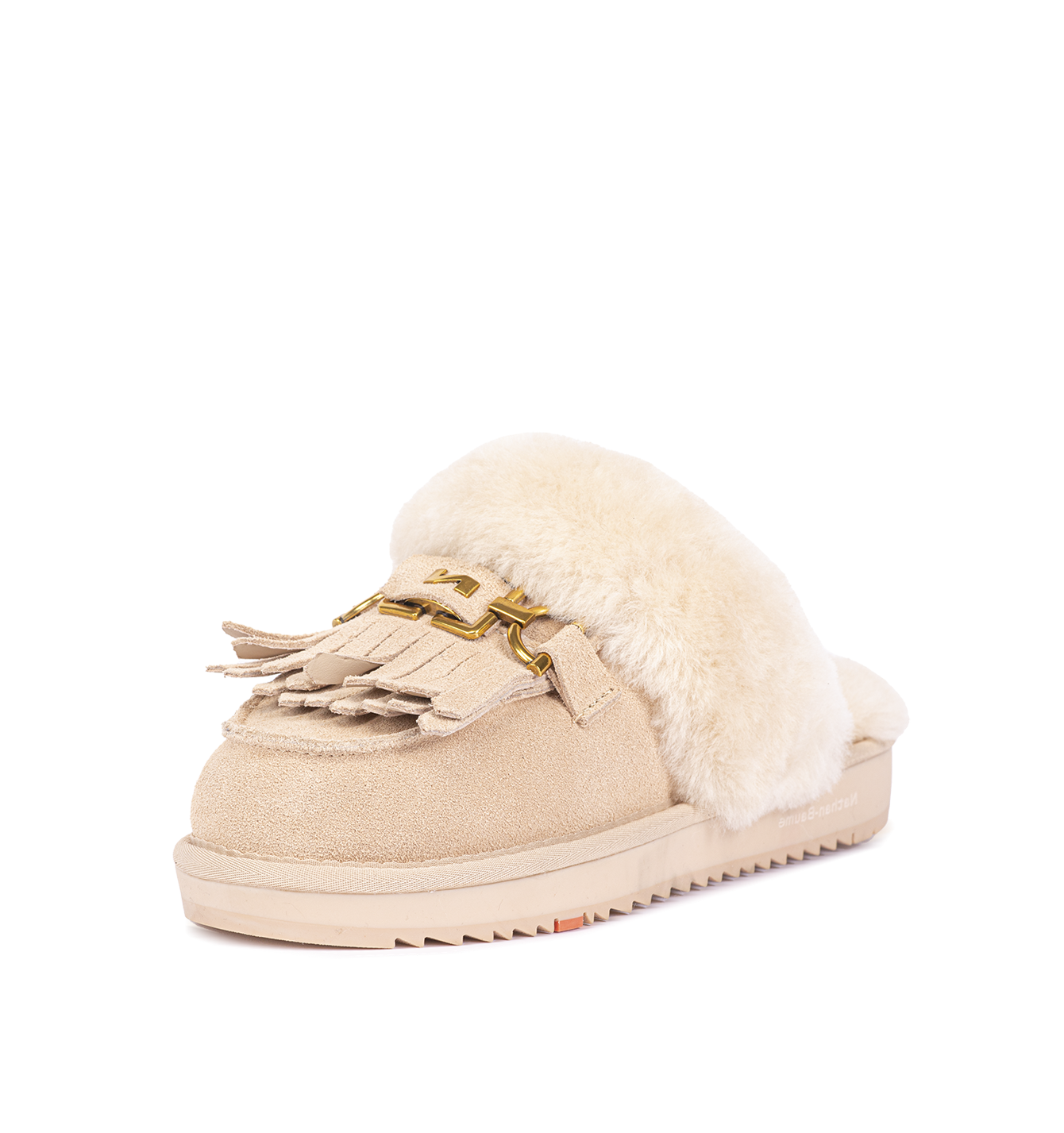 Vrouwen beige pantoffels 242-N61-03