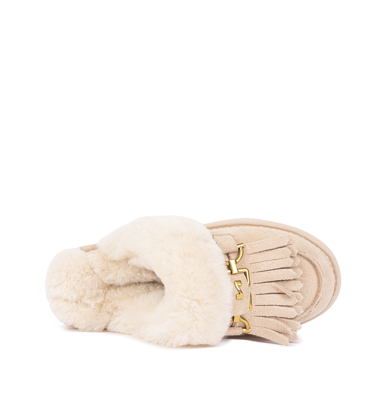 Vrouwen beige pantoffels 242-N61-03