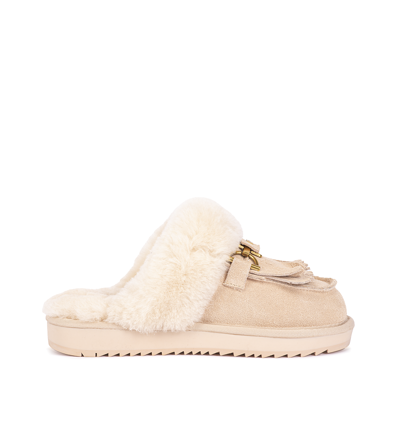 Vrouwen beige pantoffels 242-N61-03