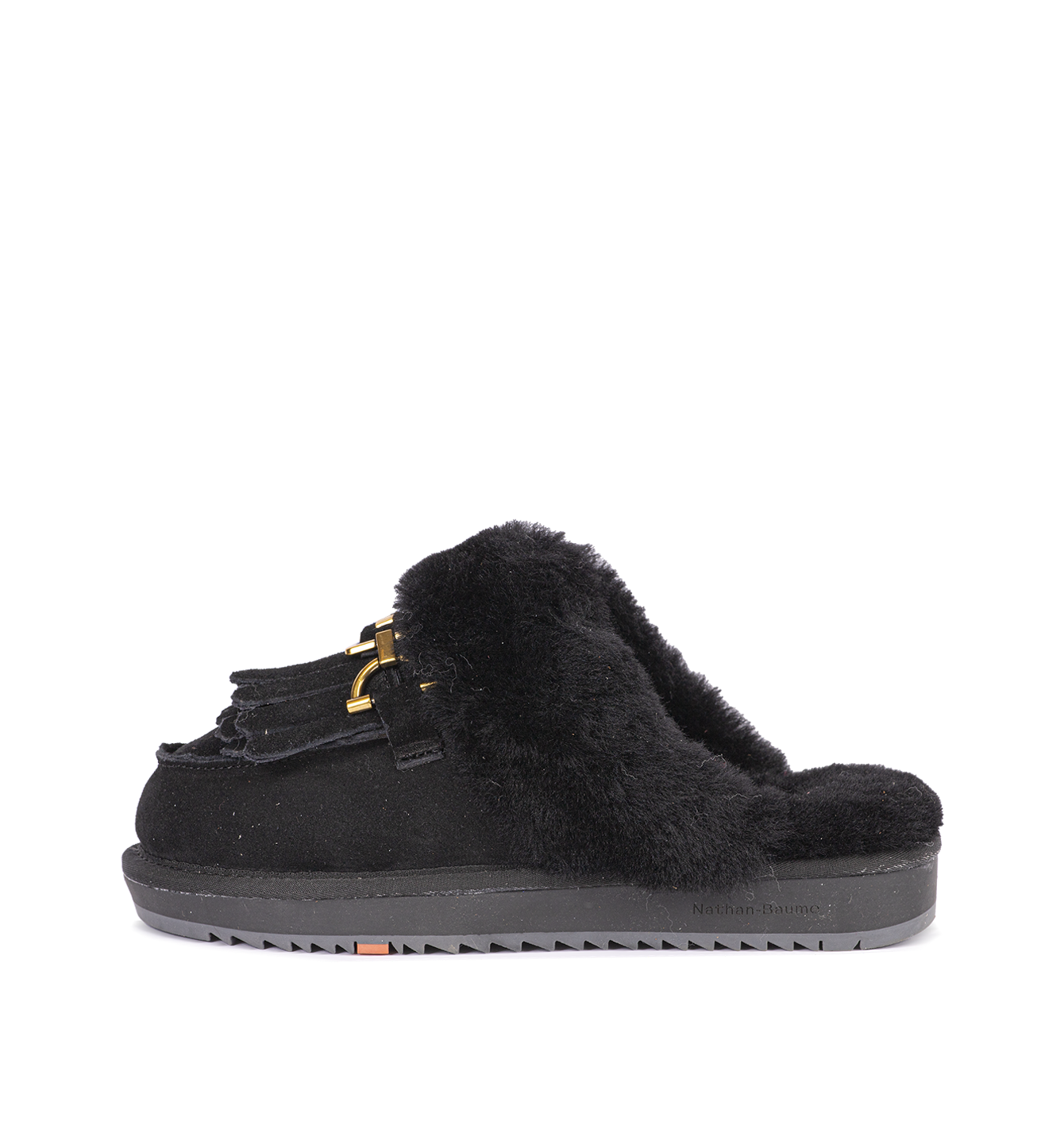 Pantoufles noires pour femmes 242-N61-02