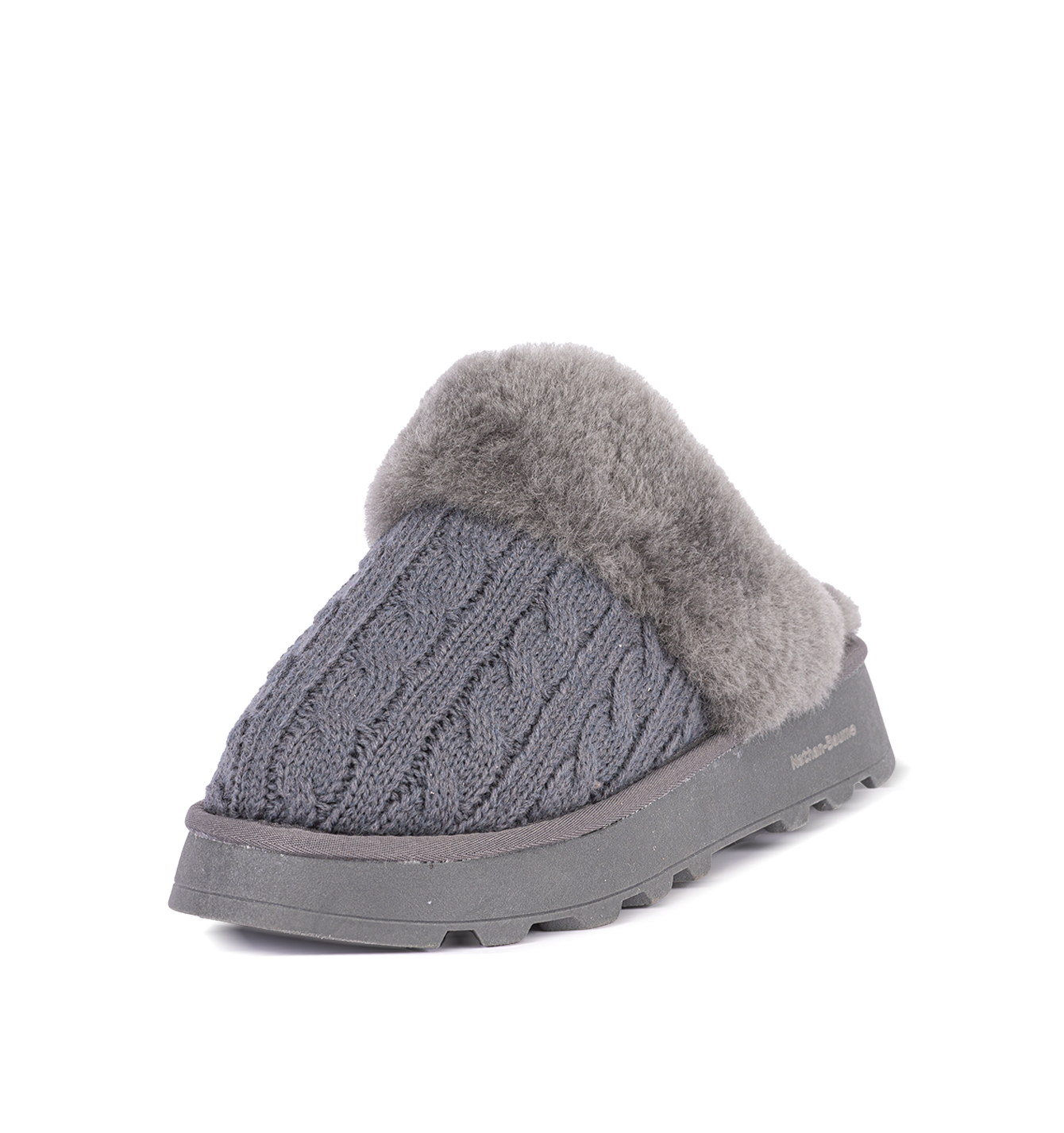 Dames pantoffels grijs 242-N70-01