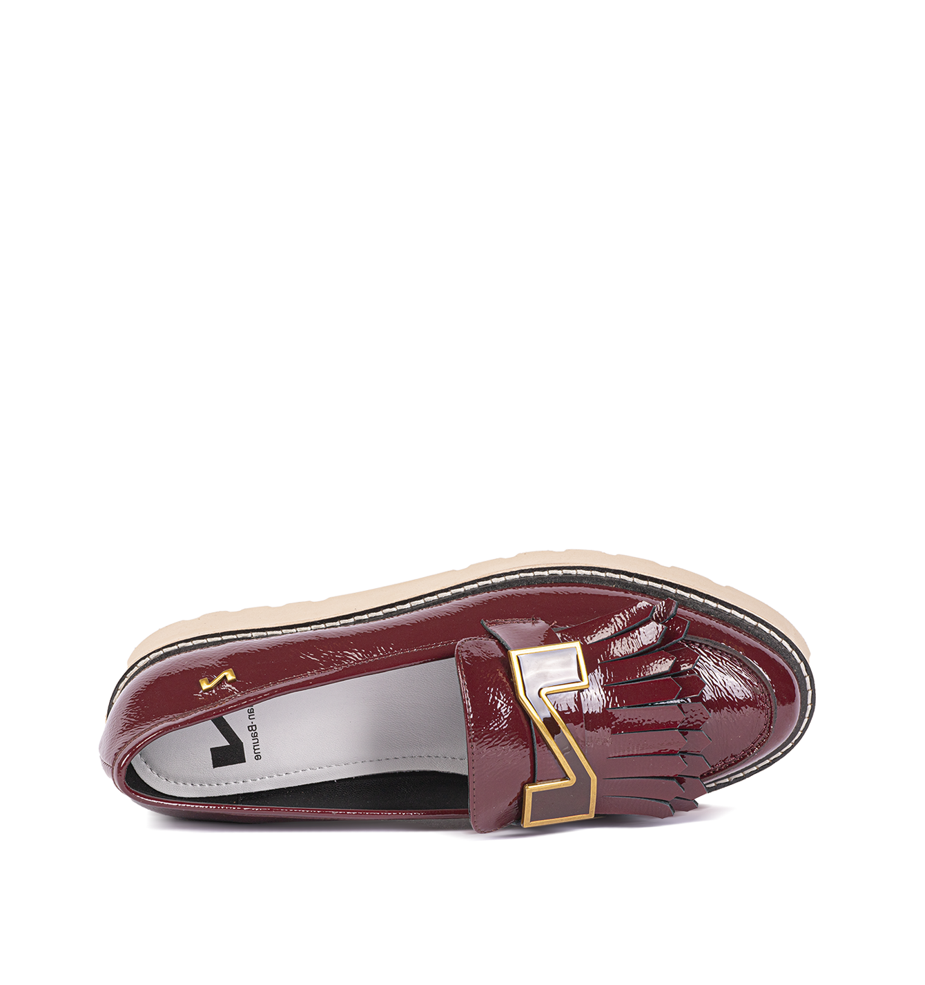 Women bordeau Mocassins 242-N27-03