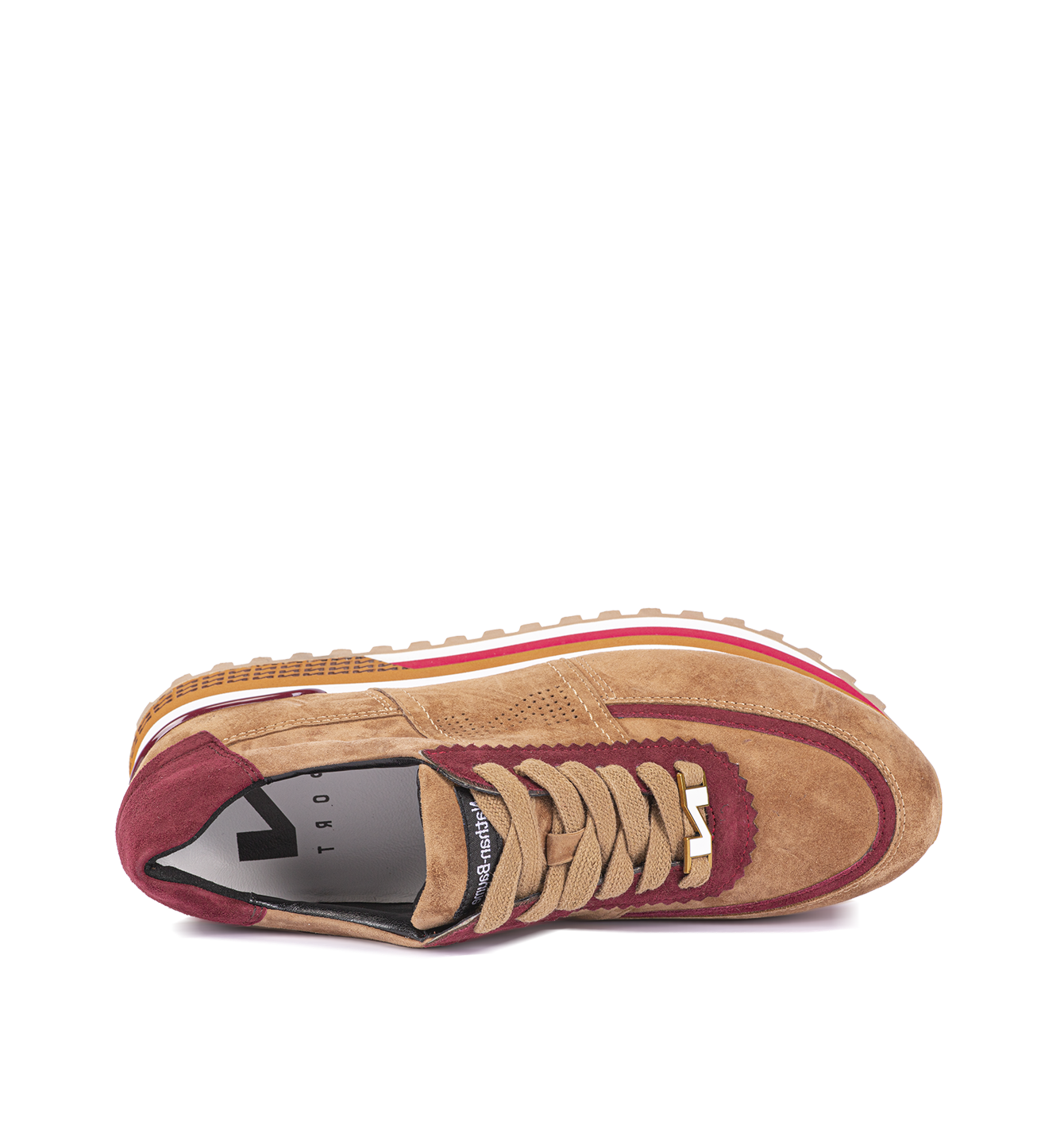 Dames camel Sneakers 242-NS21-03