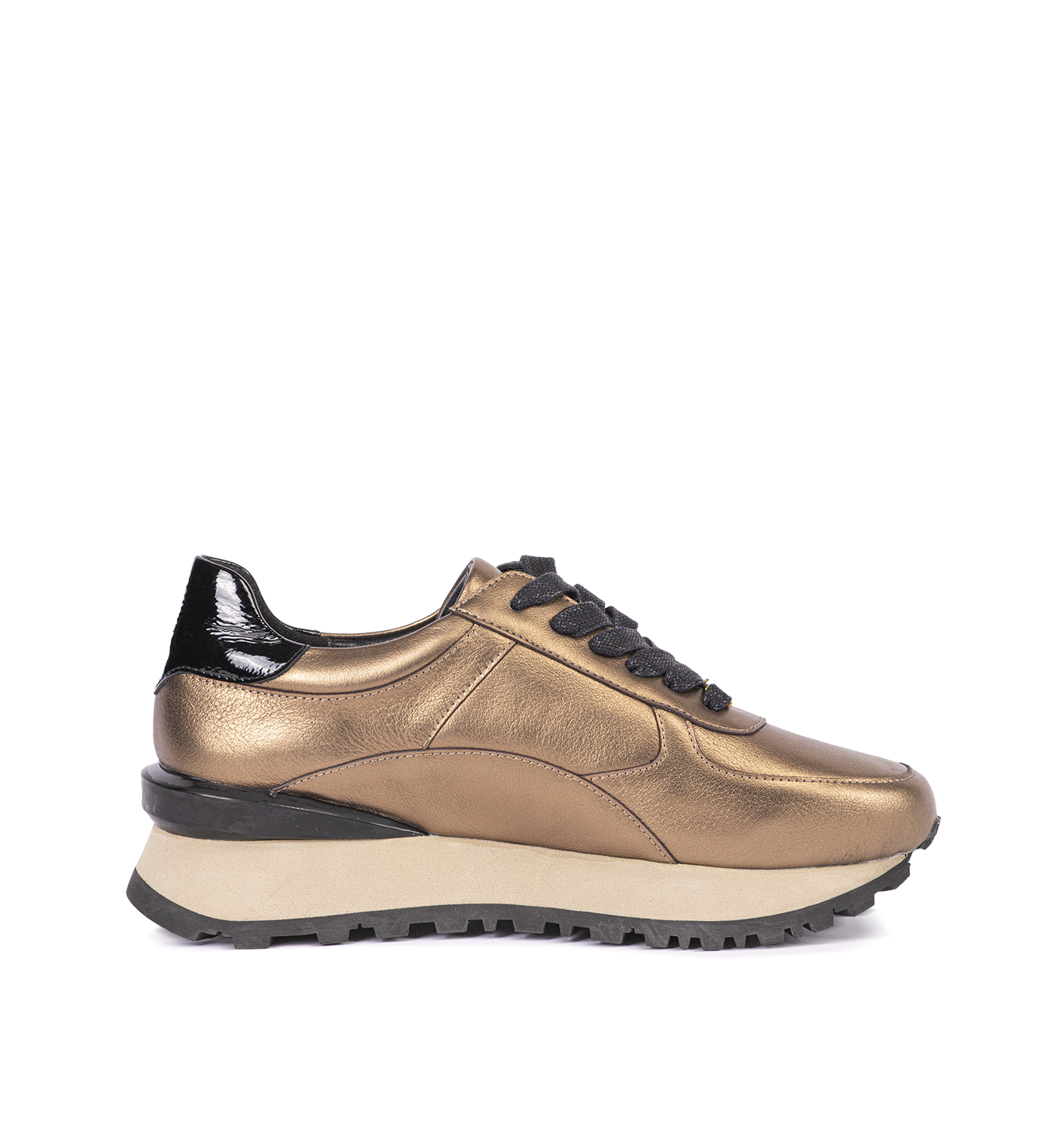 Dames bronzen sneakers 242-NS06-02
