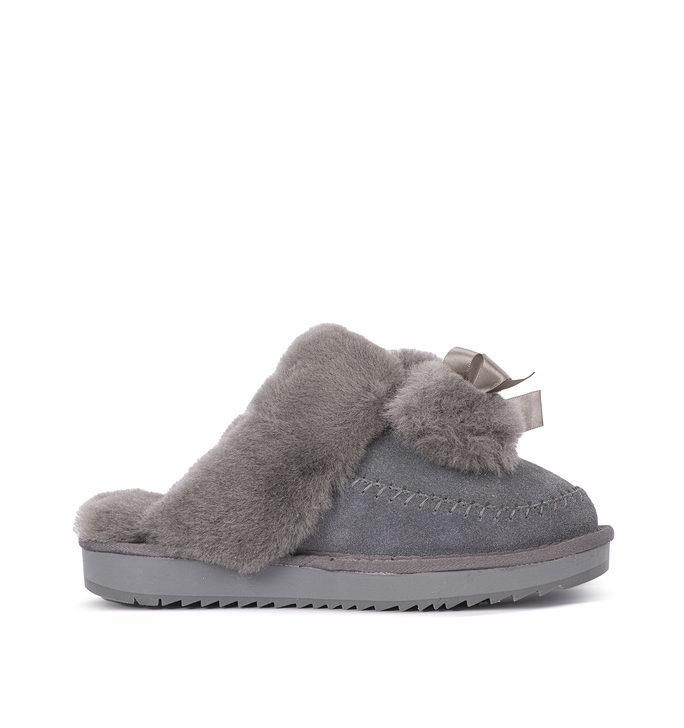 Pantoufles grises pour femmes 242-N60-04