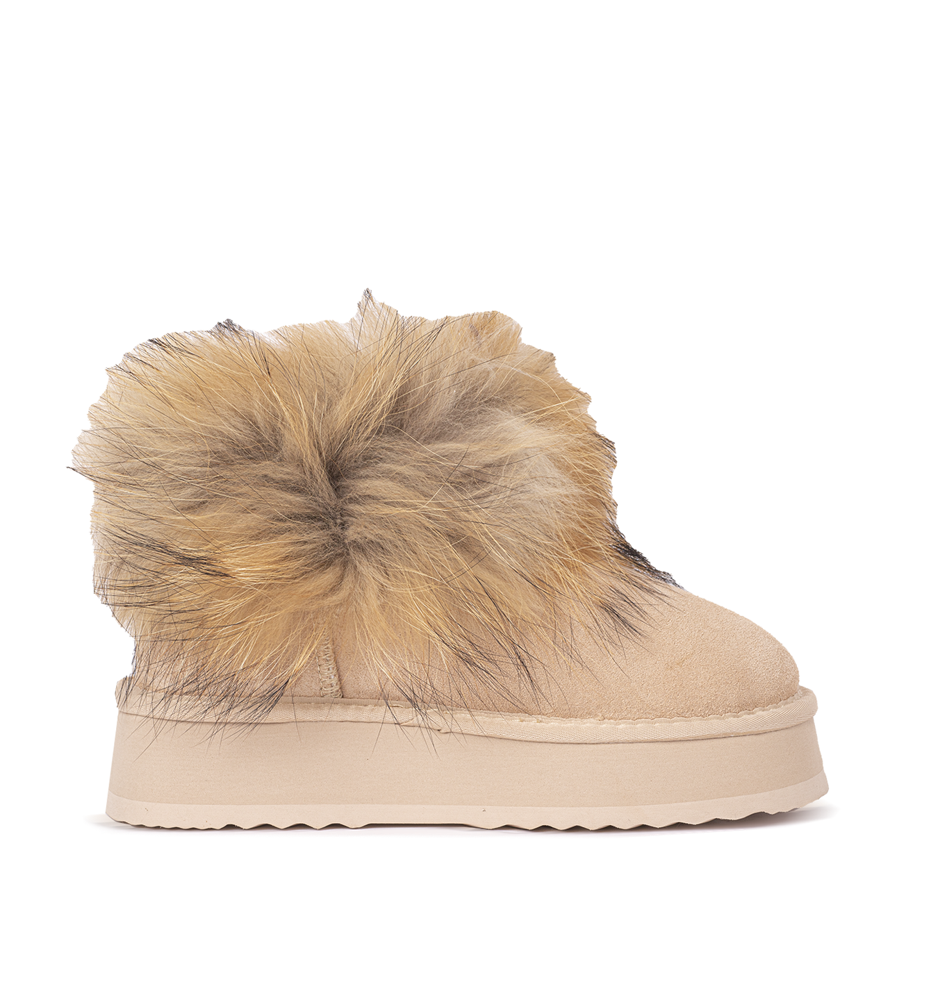 Bottes beiges pour femmes 242-N79-02