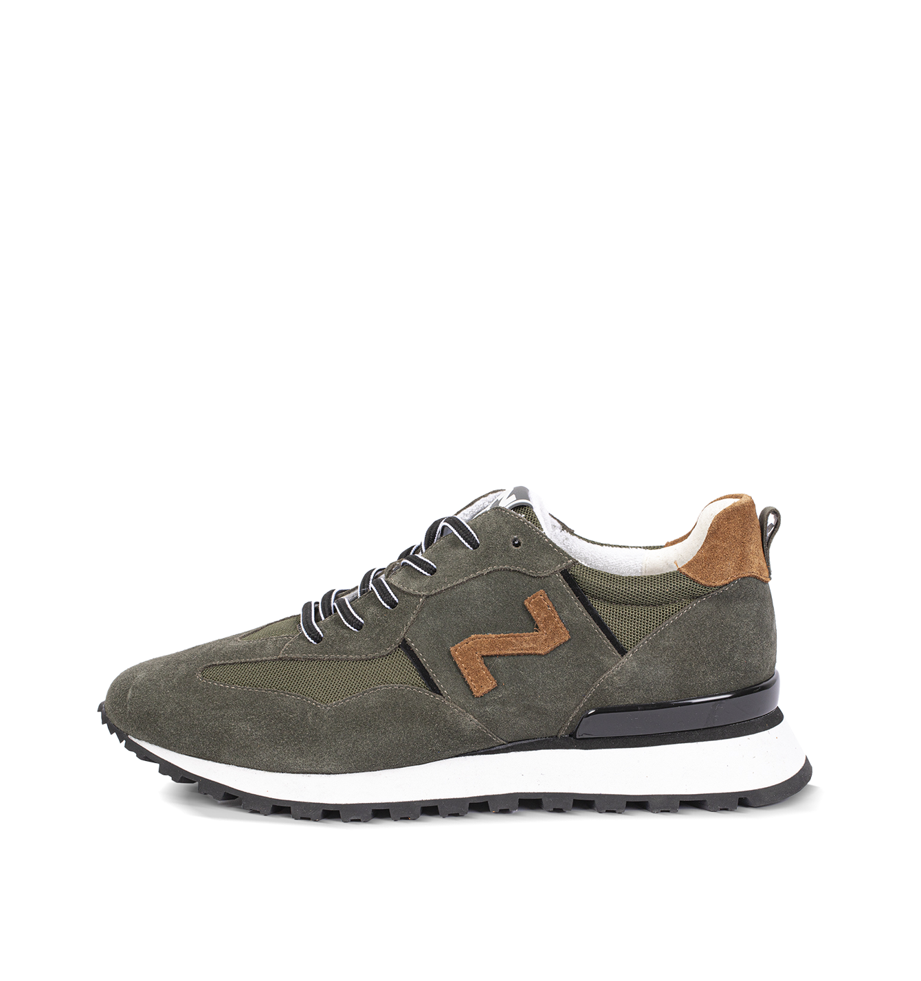 Baskets vertes pour hommes 242-M52-01