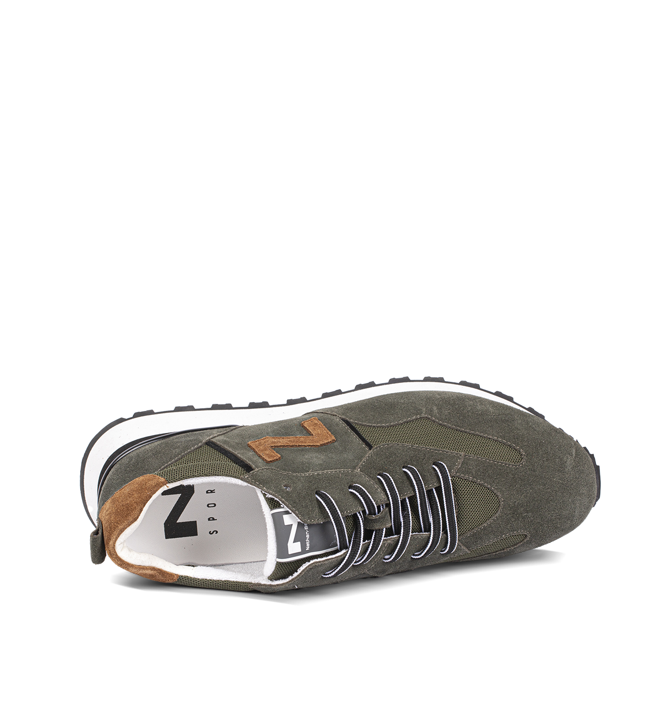 Baskets vertes pour hommes 242-M52-01
