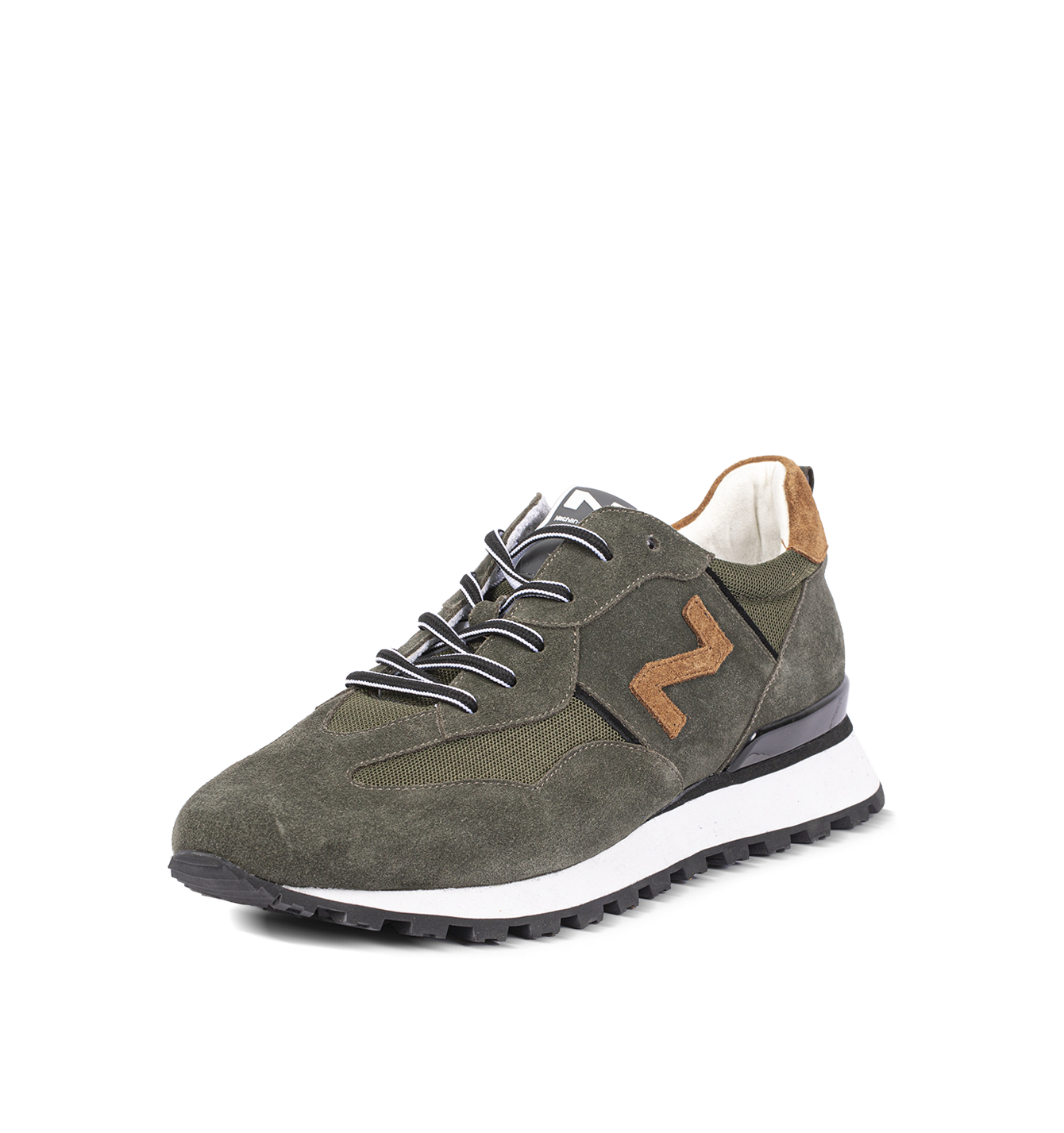 Baskets vertes pour hommes 242-M52-01